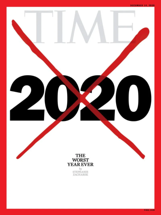 《时代周刊》给2020年画了个大大的红叉 网友表示不服